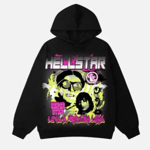 Hellstar Records Hoodie Black