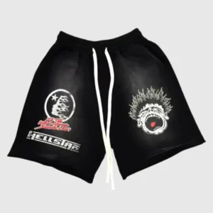 Hellstar Studios Records Shorts Black