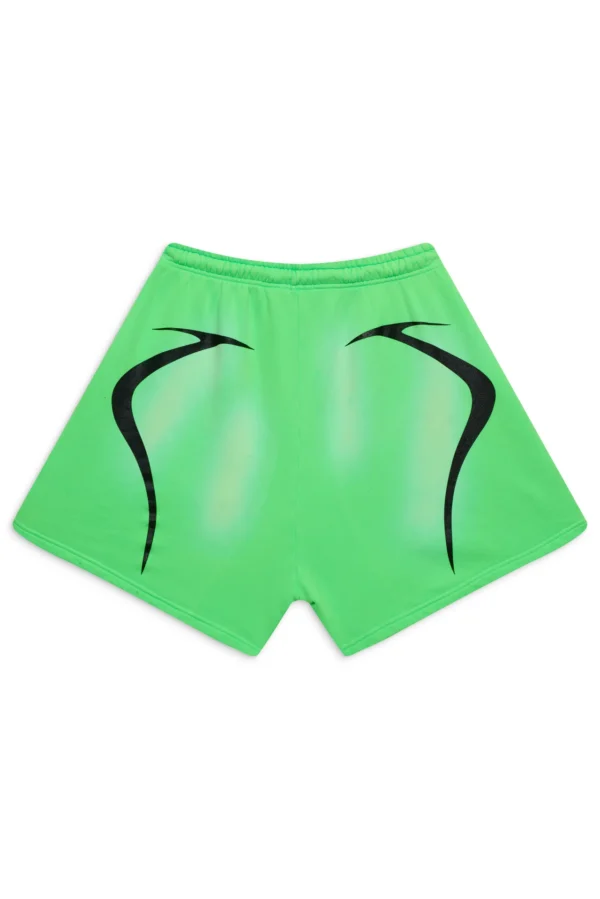 Hellstar Warm Up Green Shorts