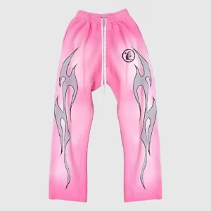 Hellstar Flame Sweatpants Pink