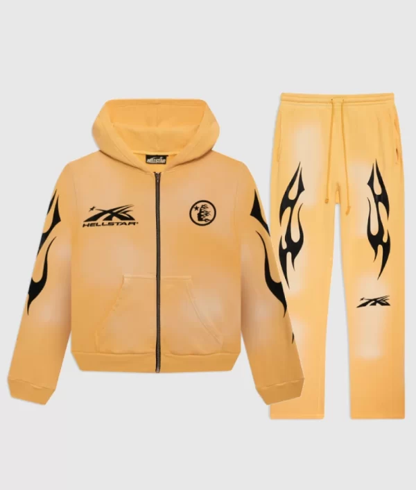 Hellstar Sport Tracksuit Yellow