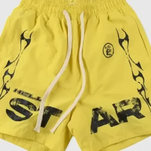 Hellstar Studios Records Star Shorts Yellow