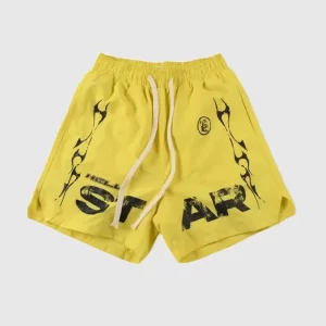 Hellstar Studios Records Star Shorts Yellow