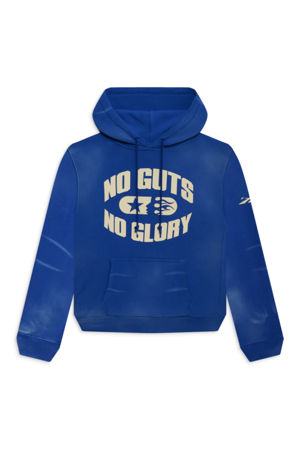 Hellstar Blue Hoodie No Guts No Glory