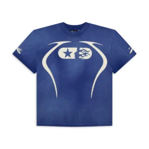 Hellstar Blue Warm Up T-Shirt