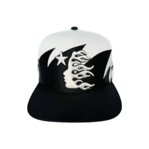 Hellstar Sharkteeth Snapback Hat – White