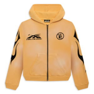 Hellstar Sports Zip-up Hoodie Yellow