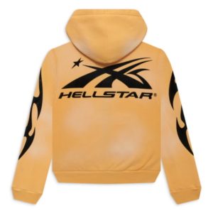 Hellstar Sports Zip-up Hoodie Yellow