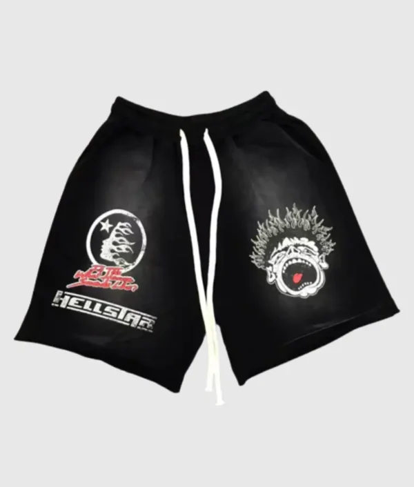 Hellstar Studios Records Shorts Black