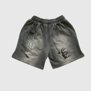 Hellstar Studios Records Shorts Grey