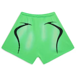 Hellstar Warm Up Green Shorts