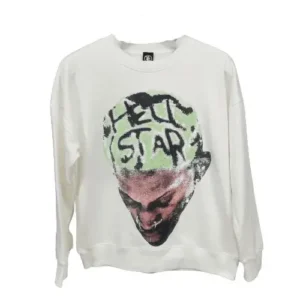 White Hellstar Studios Dennis Rodman L/S Tee